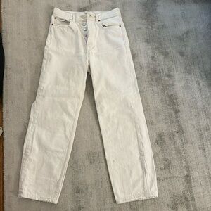 Zara white jeans